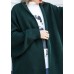 For Spring knit sweat tops fall fashion blackish green sweater coat